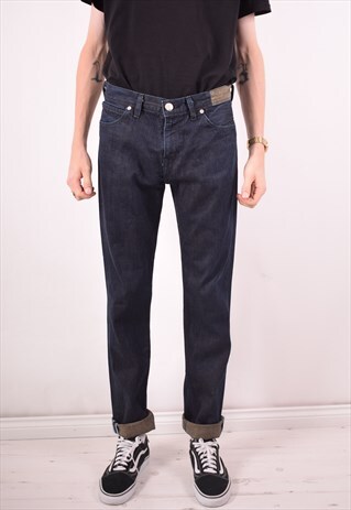 LEVI'S MENS VINTAGE JEANS W32 L34 NAVY BLUE 90S