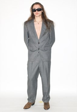 Vintage 90s classic suit in grey