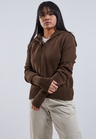 VINTAGE RALPH LAUREN ZIP-UP JUMPER