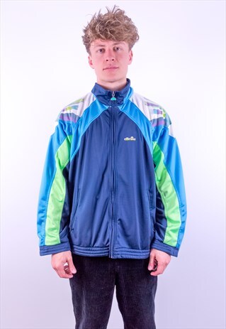 VINTAGE ELLESSE JACKET IN BLUE