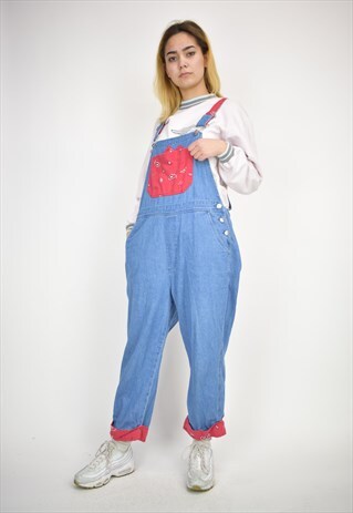 VINTAGE 90'S DENIM DUNGAREES