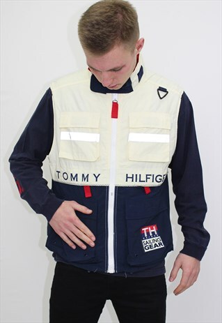 VINTAGE TOMMY HILFIGER GILET JACKET