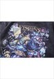 ANIME HOODIE VISIONS CARTOON PULLOVER JAPANESE JUMPER GREY