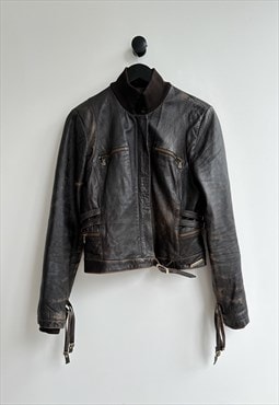 Vintage Versace Jeans Couture Leather Jacket