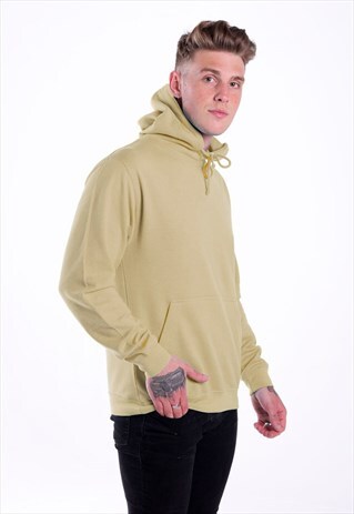 ESSENTIAL BLANK PULLOVER HOODY - DARK NUDE BEIGE