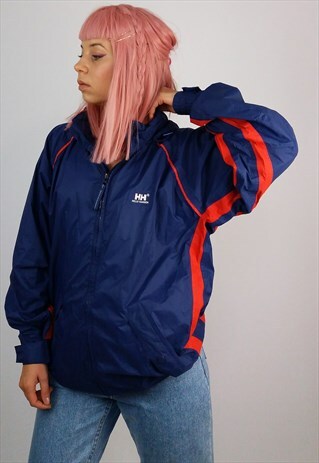 VINTAGE 90'S UNISEX HELLY HANSEN SAILING JACKET / WINDBRAKER