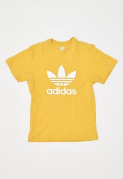 Vintage 00' Y2K Adidas T-Shirt Top Yellow