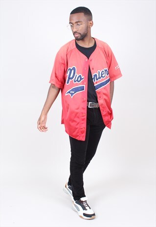 VINTAGE BUTTON UP SPORTS JERSEY