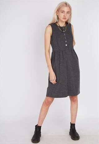 VINTAGE BURBERRY BRIT GREY DRESS