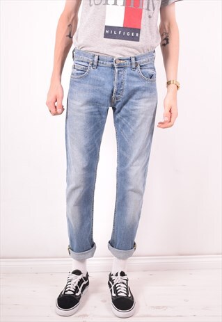 LEE MENS VINTAGE JEANS W31 L30 BLUE 90S