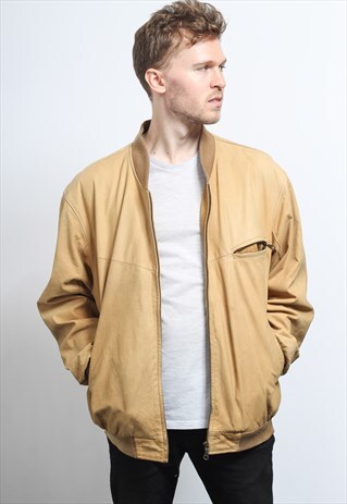 VINTAGE SUEDE BOMBER JACKET