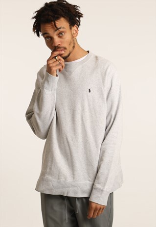 VINTAGE RALPH LAUREN EMBROIDERED LOGO SWEATSHIRT