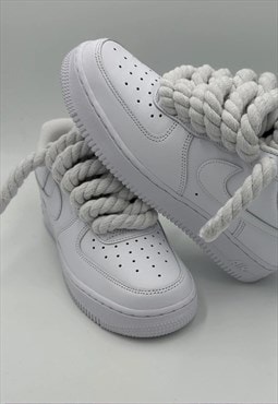 Air Force 1 ''Rope Laces'' Thick Chunky Laces Custom
