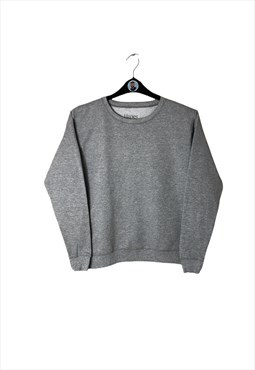 Vintage USA 00s Hanes Sweatshirt Grey Small