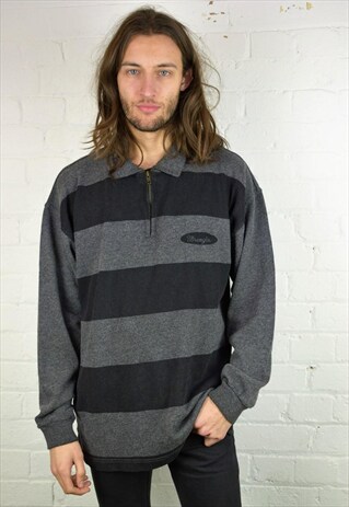 VINTAGE 90'S WRANGLER 1/4 ZIP SWEATSHIRT