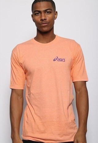 VINTAGE ASICS LOGO T-SHIRT ORANGE