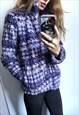 WARM CASUAL FUZZY Y2K ZIP JACKET 
