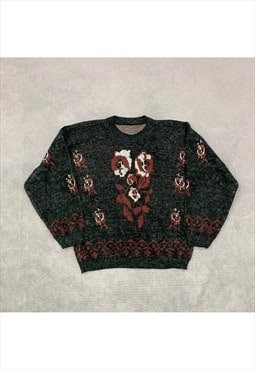 Vintage Knitted Jumper Women's M