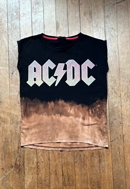 AC/DC Black Print Vest 