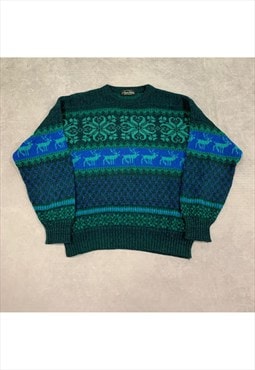 Vintage Christmas Jumper Men's XL