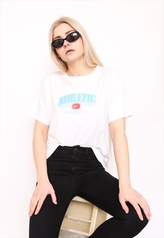 VINTAGE 90S NIKE WHITE LOGO TOP T-SHIRT