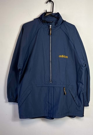 VINTAGE NAVY ADIDAS JACKET XL LONG COAT