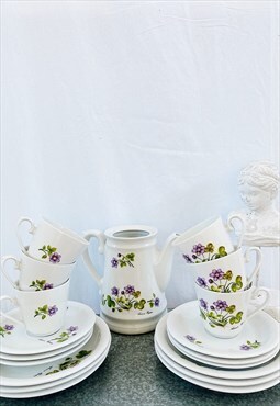 Vintage Winterling Bavaria Botanica Tea / Coffee set