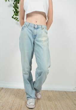 Vintage 90s Levi's Denim Jeans in Blue Straight Fit