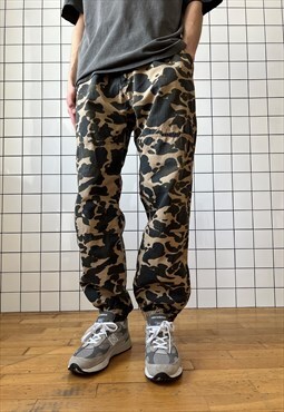 Vintage CARHARTT WIP Pants Camo Jogger Trousers