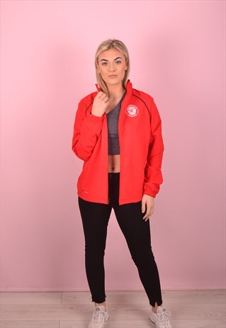 RED NIKE SHELL JACKET GTJ3803
