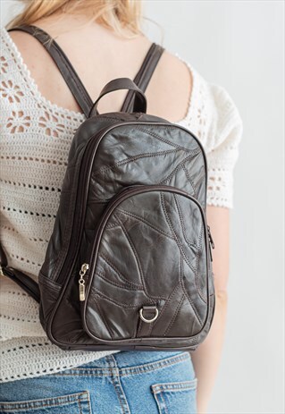 VINTAGE 90S GRUNGE PACHWORK RUCKSACK