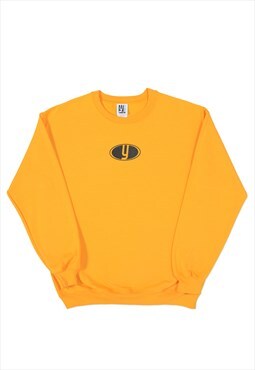 Sweatshirt Oval Logo Lounge Gold