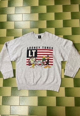 Vintage 1997 Warner Bros Looney Tunes Americana Sweatshirt