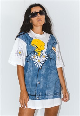 Vintage 1996 Looney Tunes Printed Graphic 90s T-shirt