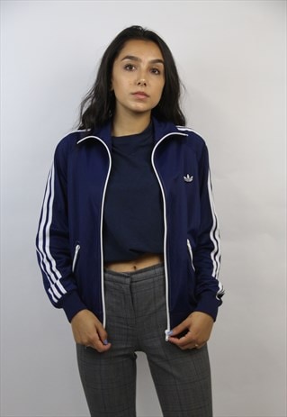 VINTAGE ADIDAS 90'S NAVY JACKET