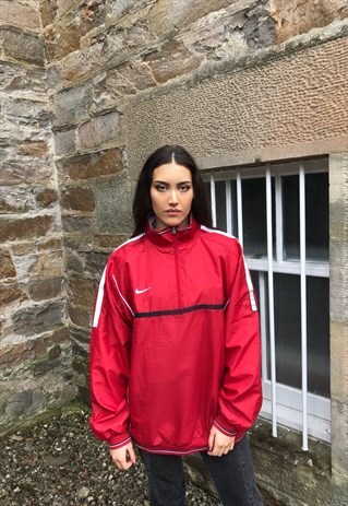 VINTAGE NIKE REVERSIBLE UNISEX HALF ZIP SWEATSHIRT JACKET