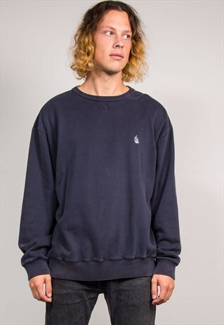 VINATGE 90'S NAVY BLUE NAUTICA SWEATSHIRT JUMPER