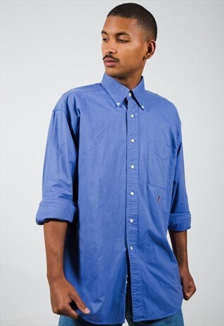 VINTAGE 80S TOMMY HILFIGER CLASSIC SHIRT / 0531