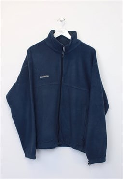 Vintage Columbia fleece in blue. Best fits XL