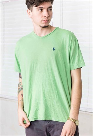 VINTAGE RALPH LAUREN T-SHIRT LOGO M 6.0