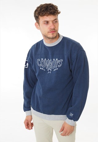 VINTAGE LEE NFL DALLAS COWBOYS SWEATSHIRT BLUE