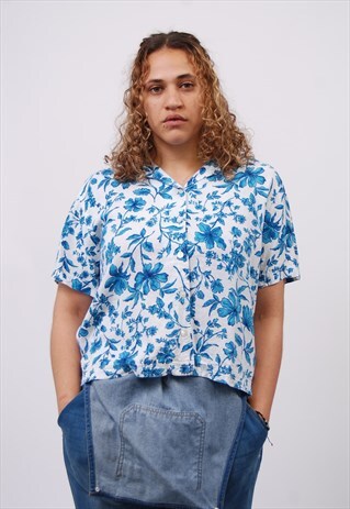 VINTAGE FLORAL BLOUSE
