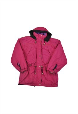 Vintage Mountain Goat Ski Jacket Pink Ladies Medium