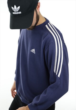 VINTAGE ADIDAS SMALL LOGO SWEATSHIRT JUMPER