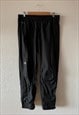 VINTAGE THE NORTH FACE PANTS SHELL NYLON TROUSERS BLACK 
