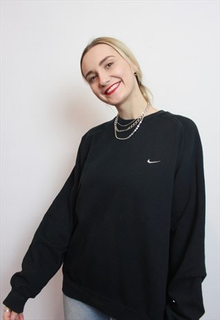 plain black nike sweatshirt