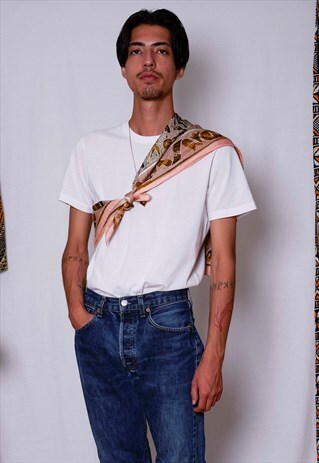 VINTAGE UNISEX HERMES SCARF