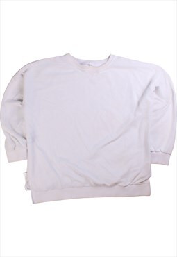 Vintage  Vintage Sweatshirt Heavyweight Crewneck Plain White