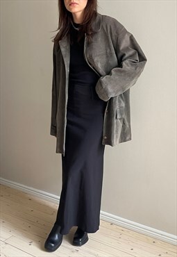 Vintage Faded Brown Leather Jacket