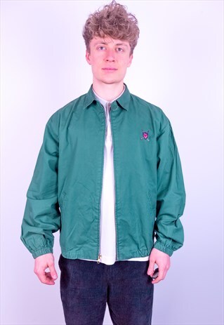 VINTAGE RALPH LAUREN HARRINGTON JACKET IN GREEN